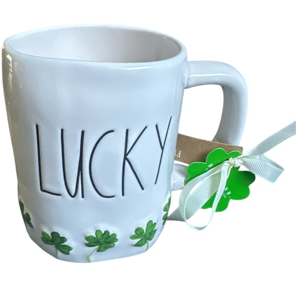 Rae Dunn Other - Rae Dunn “LUCKY” Shamrock St. Patrick’s Day- Coffee/Tea Mug (NWT)